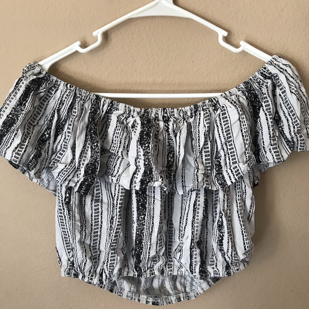 Over the shoulder top